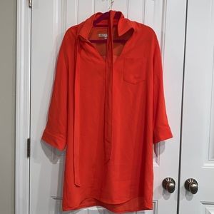 Trina Terk Bright Orange Dress